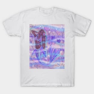 Raeni purple betta dreams by Renee Lavoie T-Shirt